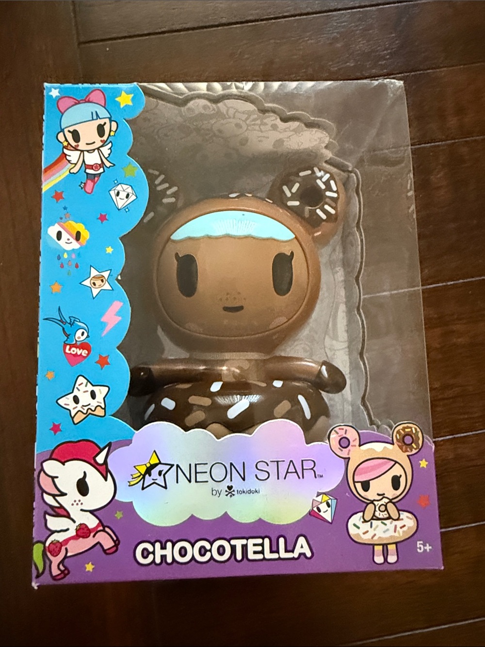 Chocotella Brown Kids Toy Figure neon star